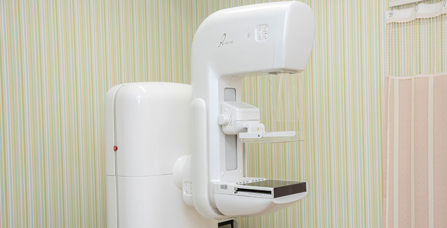 乳房X線撮影装置（マンモグラフィ）