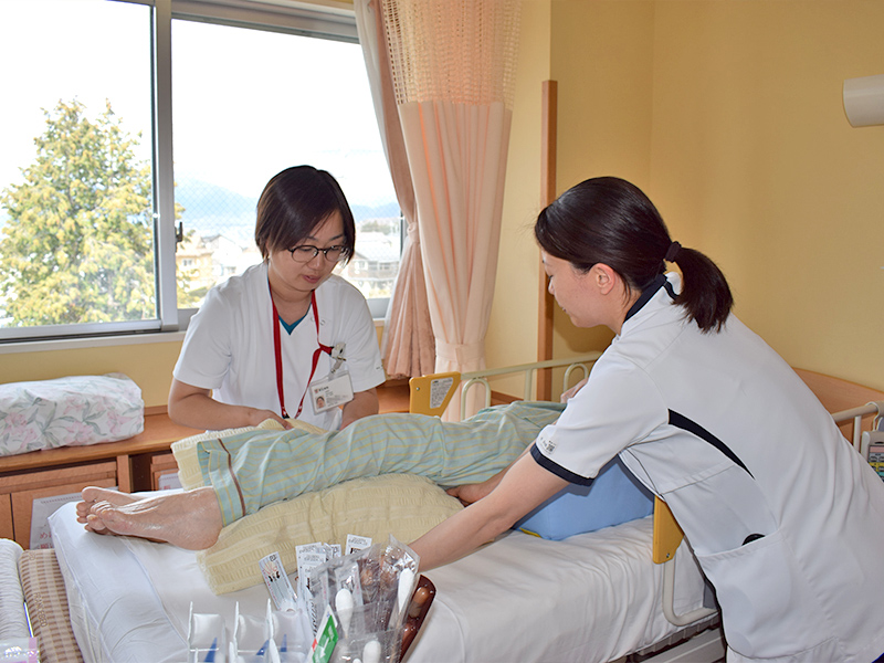 褥瘡対策ケアの取り組み