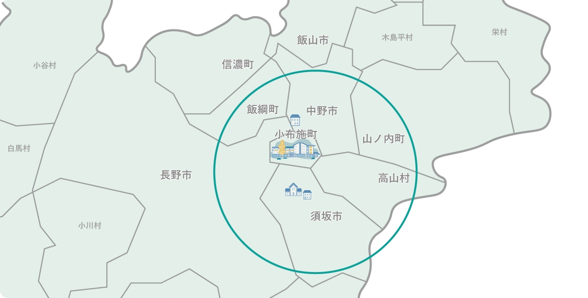 訪問リハビリ営業エリア